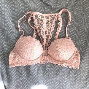 Pink Lace Bra